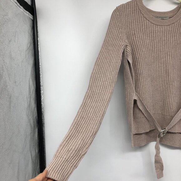 All Saints Cream Cotton East Jumper Pullover, Sweater, Crew, size S - Picture 8 of 16